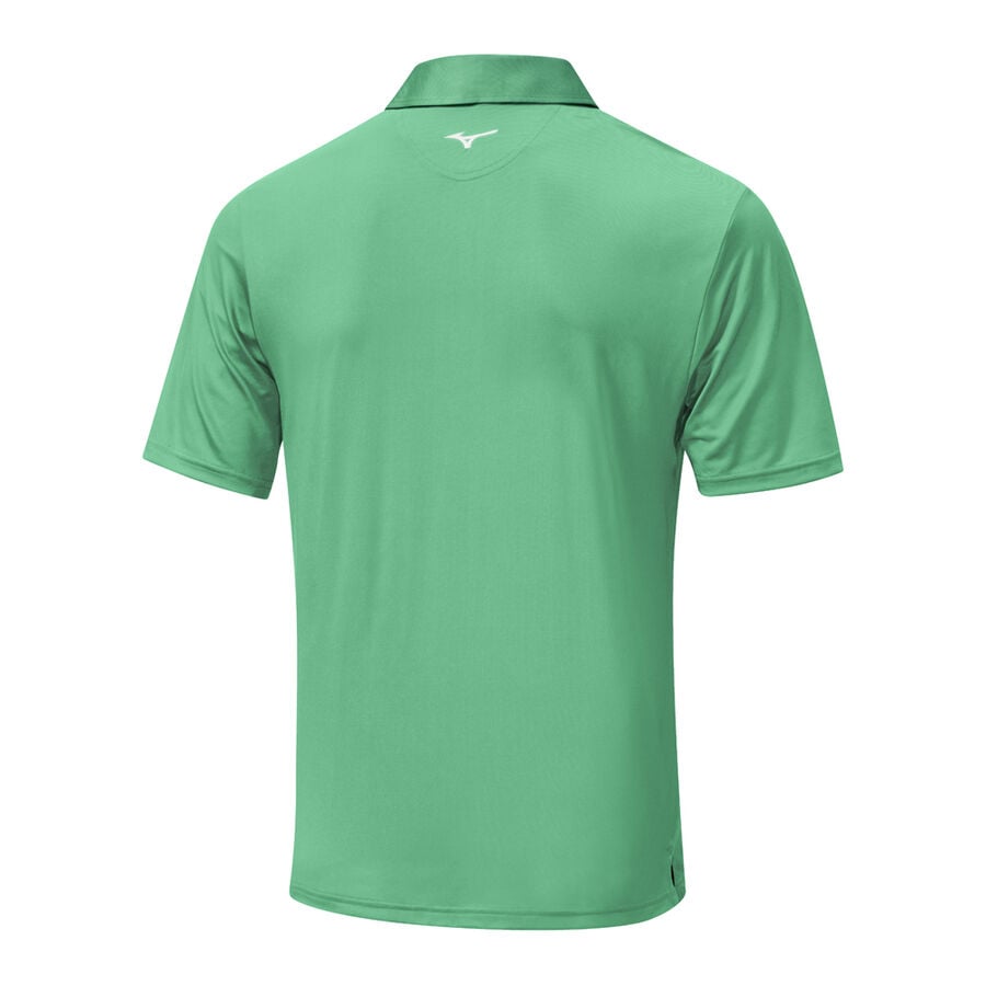Green Men Mizuno Quick Dry Mirage Polo Shirts | 8052-BJRGM