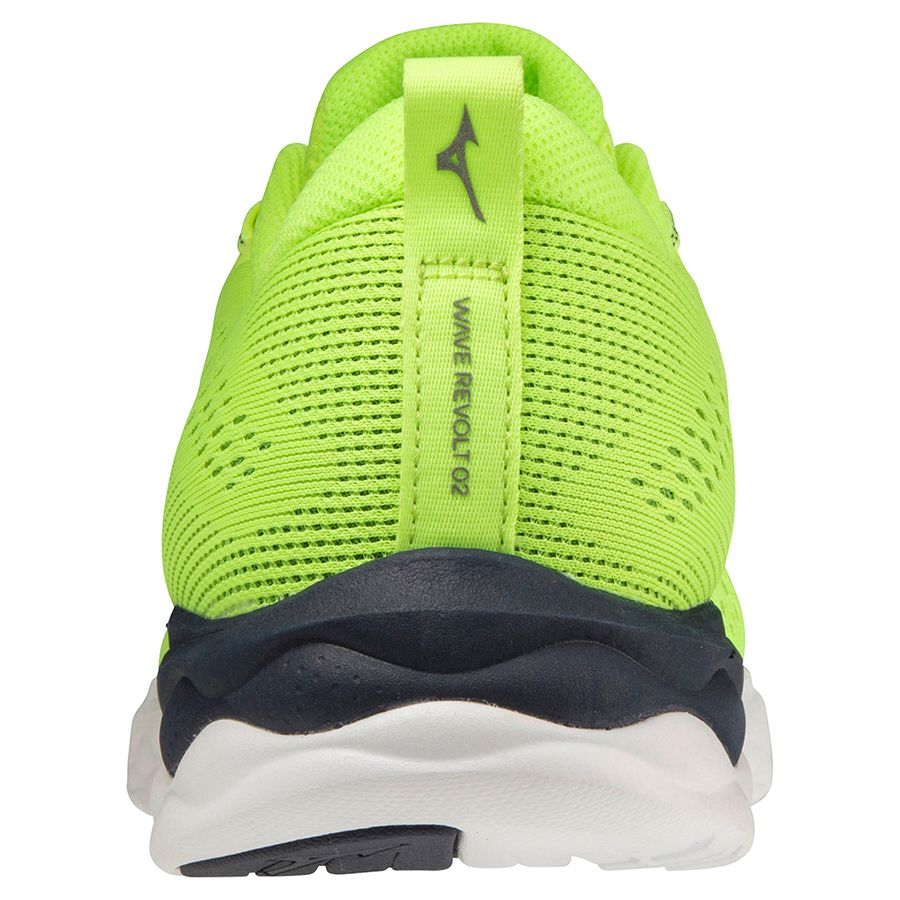 Green Men Mizuno Wave Revolt Running Shoes | 2570-LGUTF