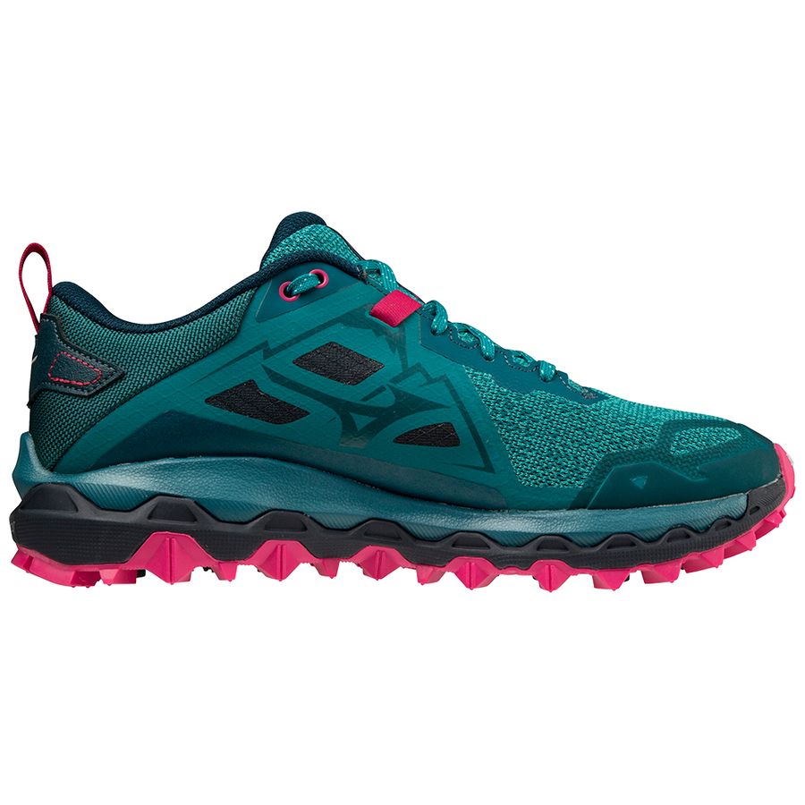 Green Women Mizuno Wave Mujin 8 Trail Running Shoes | 7402-CLQRF
