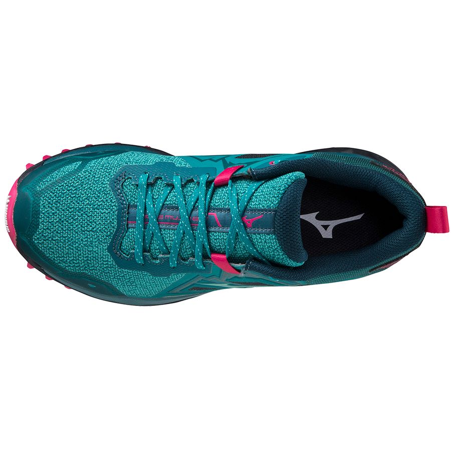 Green Women Mizuno Wave Mujin 8 Trail Running Shoes | 7402-CLQRF