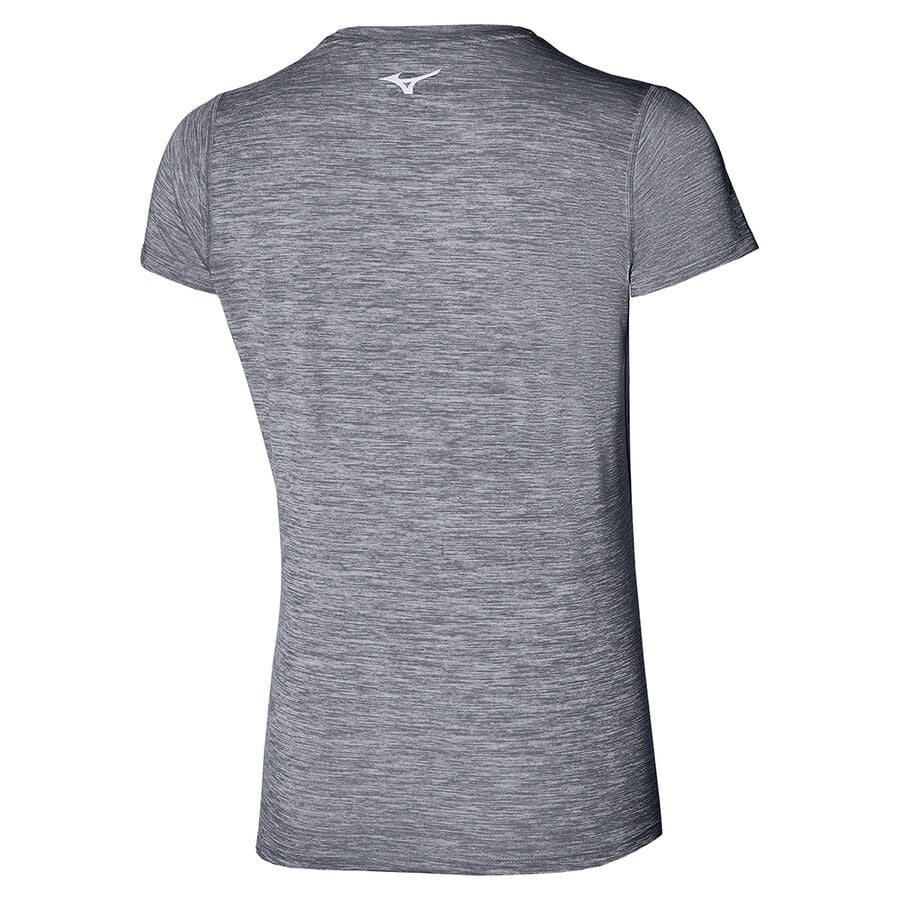 Grey Women Mizuno Impulse Core T Shirts | 6417-MZDJL