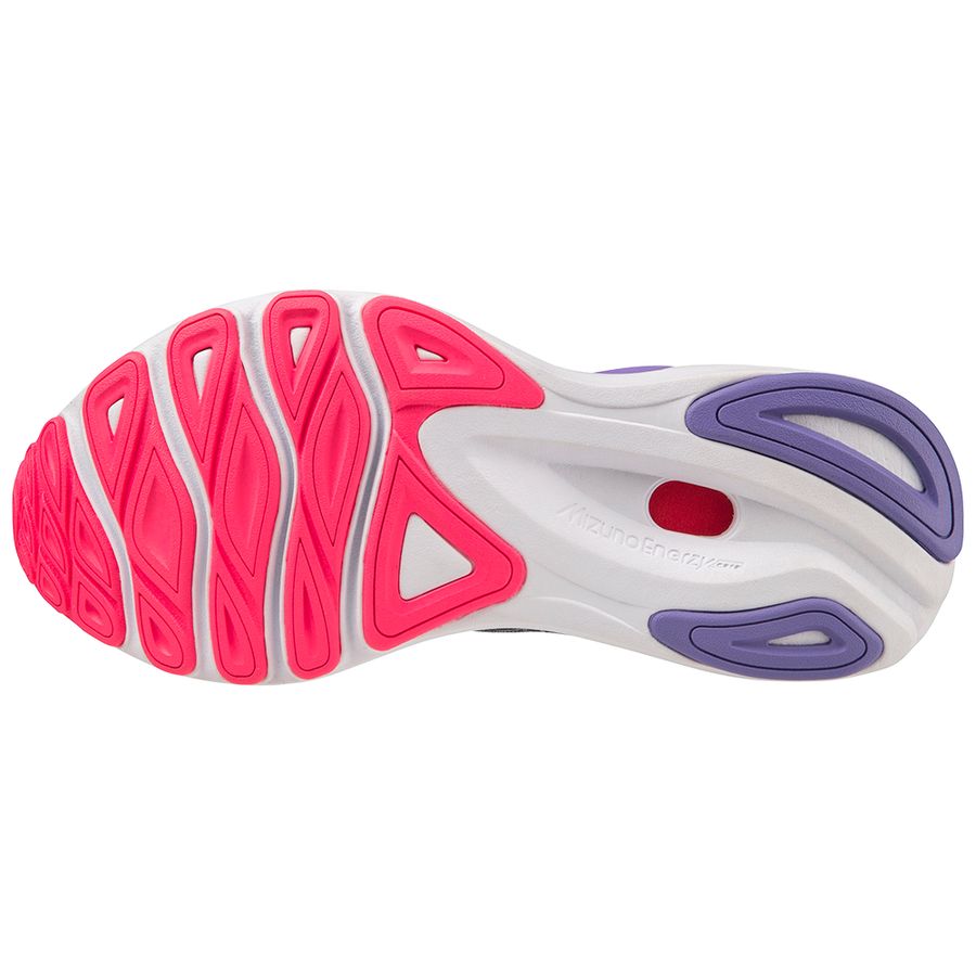 Grey Women Mizuno Wave Skyrise 4 Running Shoes | 6849-JVLGU