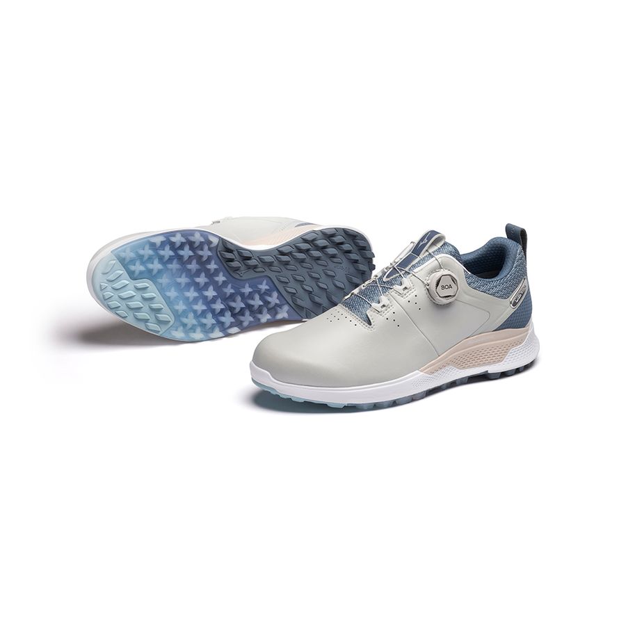 Grey / Blue Men Mizuno Genem Wg Boa Golf Shoes | 5768-FBHYR