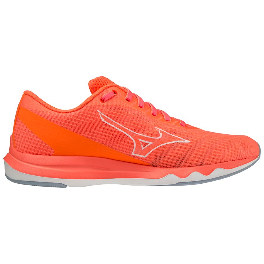 Grey / Pink Women Mizuno Wave Shadow 5 Running Shoes | 6547-QXHOL