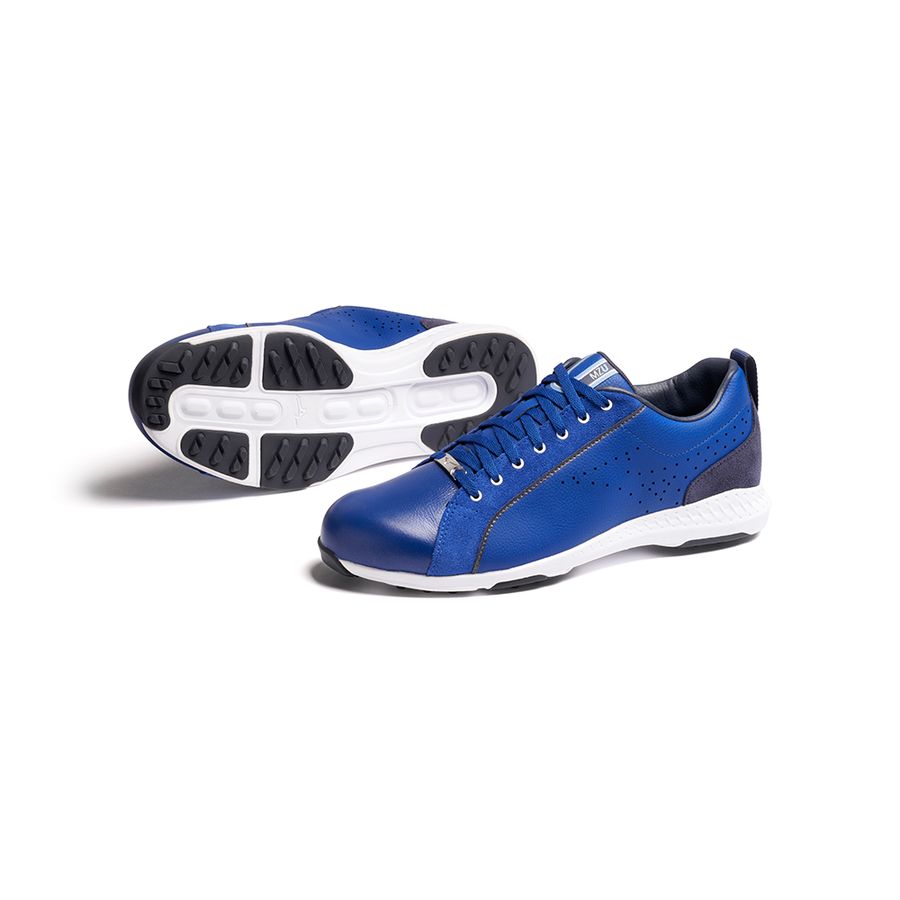 Navy Men Mizuno Mzule Golf Shoes | 5962-WEQZX