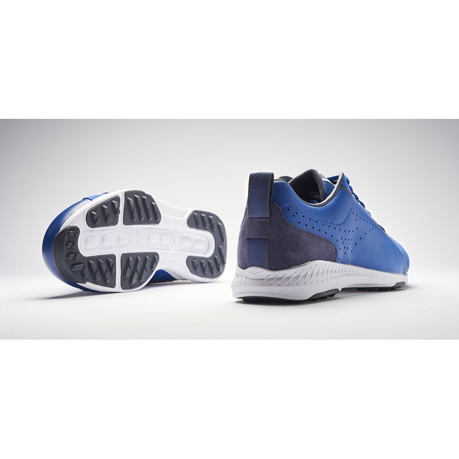 Navy Men Mizuno Mzule Golf Shoes | 5962-WEQZX
