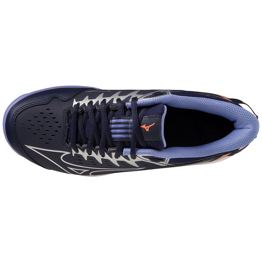 Navy Men Mizuno Wave Lynx 2 Jr. Hockey Shoes | 0794-HZBFG