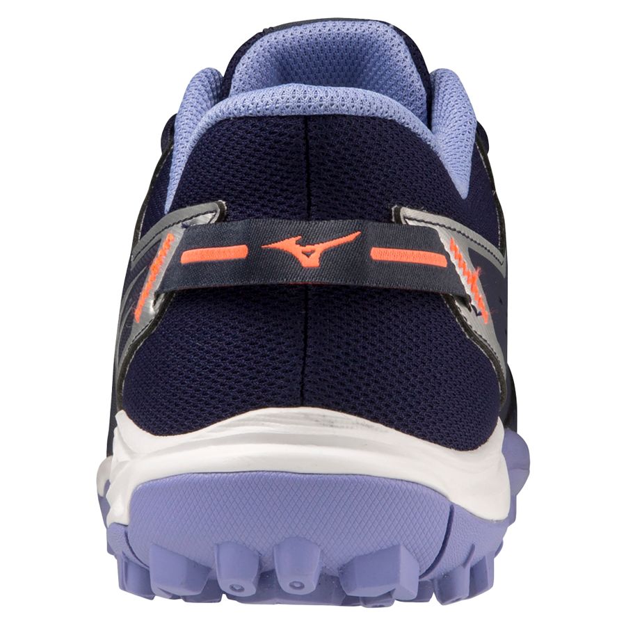 Navy Men Mizuno Wave Lynx 2 Jr. Hockey Shoes | 0794-HZBFG