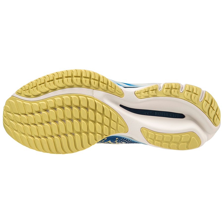 Navy Women Mizuno Wave Rider 27 Amsterdam Running Shoes | 6198-VICBZ