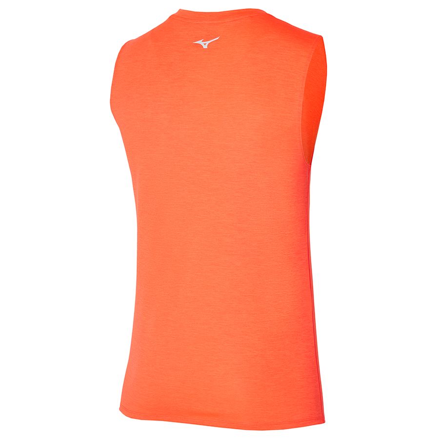 Orange Men Mizuno Impulse Core Sleeveless Tops | 1734-XYAPF