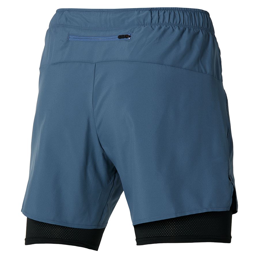 Purple Men Mizuno Core 5.5 2in1 Shorts | 7851-MXDJC