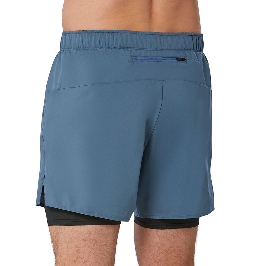 Purple Men Mizuno Core 5.5 2in1 Shorts | 7851-MXDJC