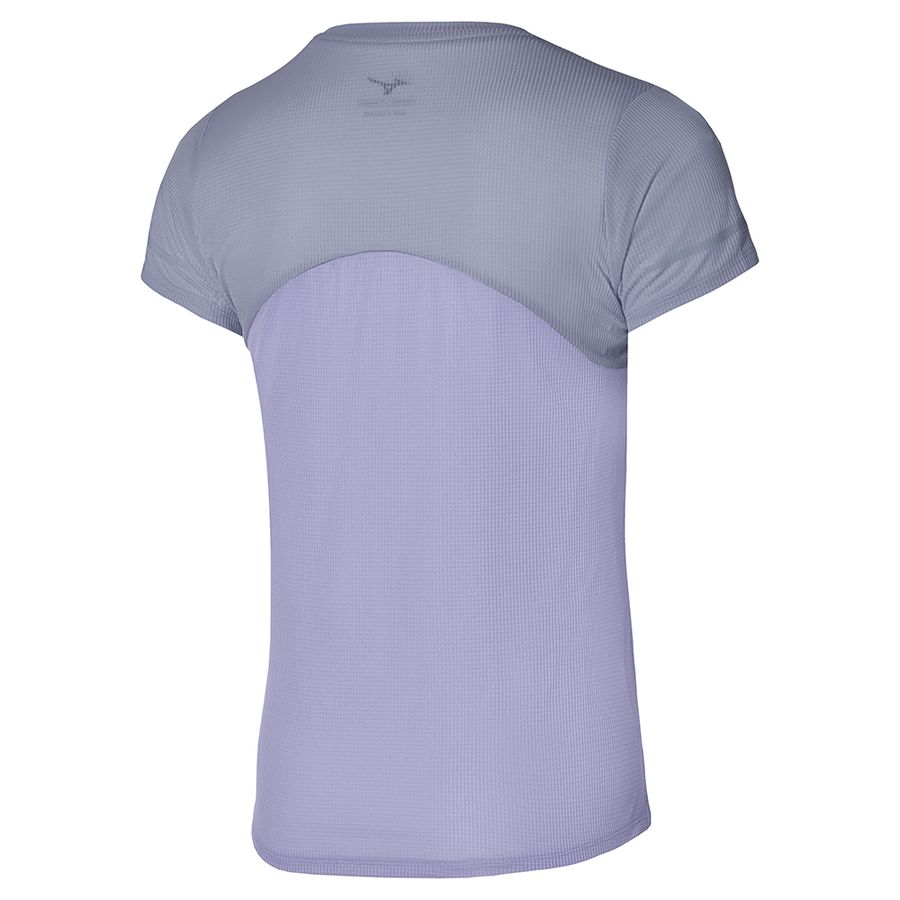 Purple Women Mizuno Dryaeroflow T Shirts | 5314-BXSPD