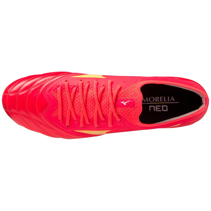 Red Men Mizuno Morelia Neo Iv Beta Football Boots | 9873-NEIJD
