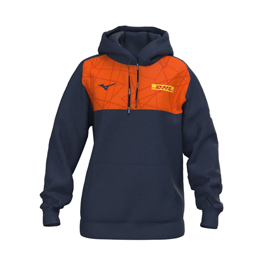 Red Men Mizuno Nevobo Pro Hoodie | 1263-TGCHD