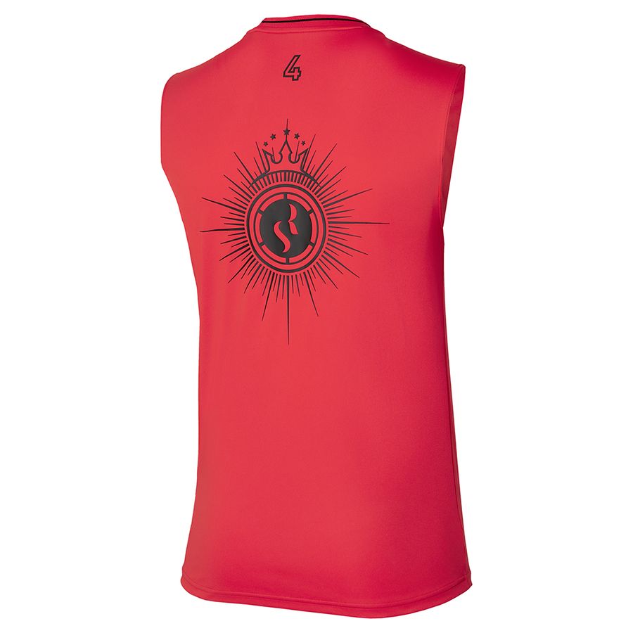 Red Men Mizuno Sergio Ramos Training Tanks | 0983-MPCSD