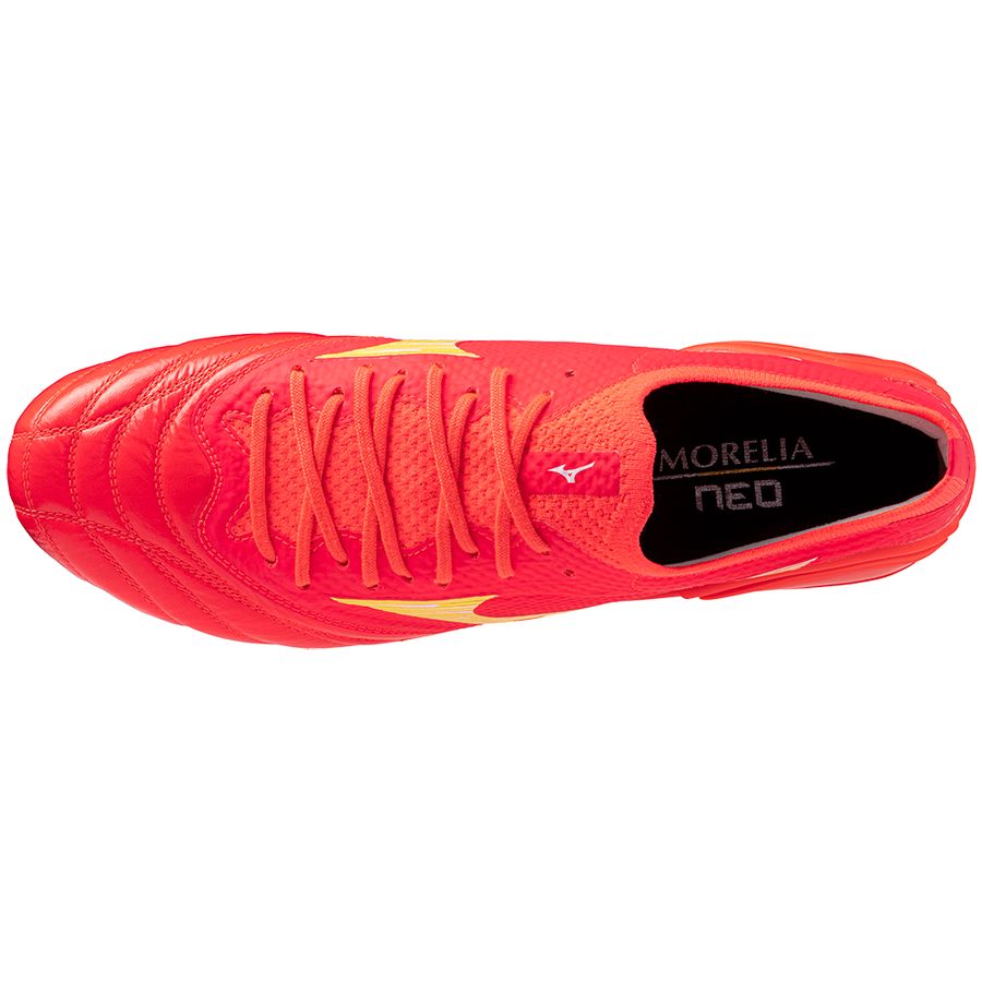 Red Women Mizuno Morelia Neo Iv Beta Football Boots | 6174-IRHBT
