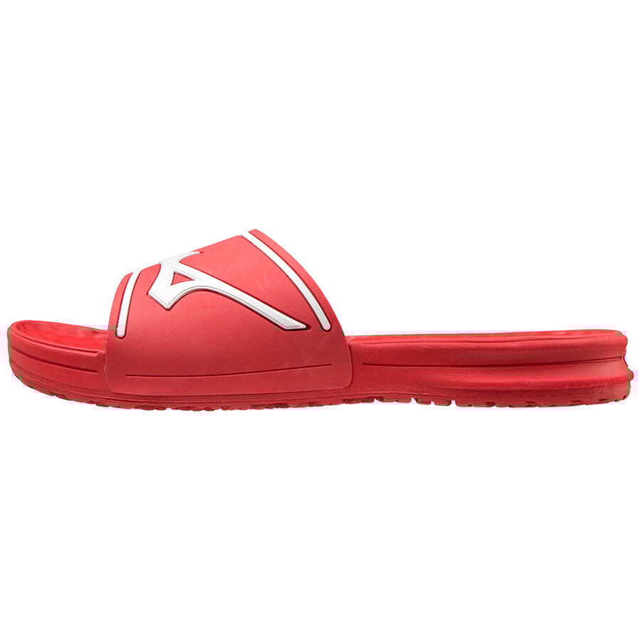 Red Women Mizuno Relax Slide 2 Slides | 6357-NLTXP