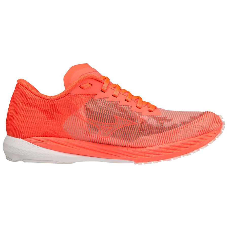 Red Women Mizuno Wave Duel 3 Running Shoes | 5184-IMTBS