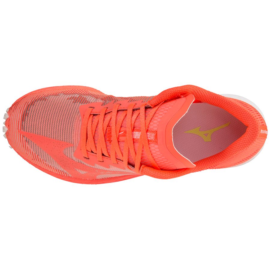 Red Women Mizuno Wave Duel 3 Running Shoes | 5184-IMTBS