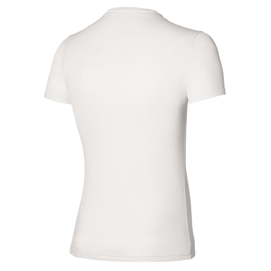 White Men Mizuno Bt Under V Neck T Shirts | 2496-NFQGA