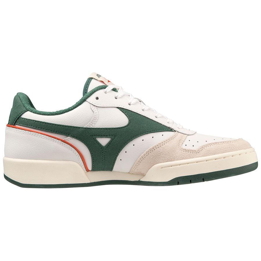 White Men Mizuno City Wind Premium Sneakers | 0691-WUXAM