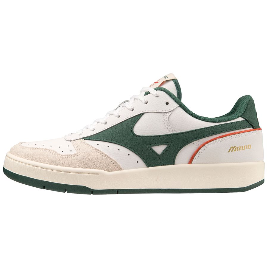 White Men Mizuno City Wind Premium Sneakers | 0691-WUXAM