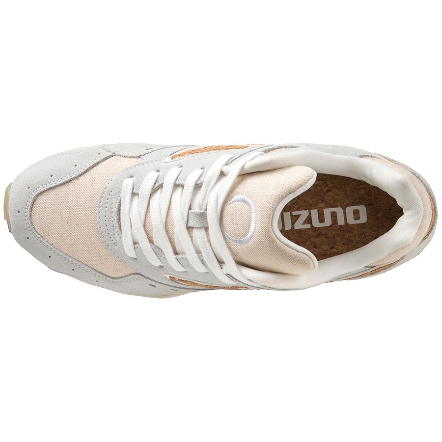 White Men Mizuno Contender Undyed Sneakers | 0859-KLZDR