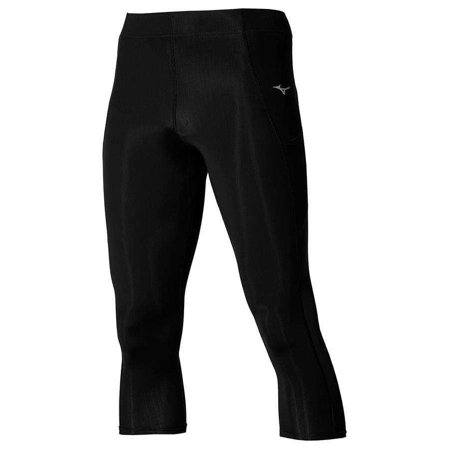 White Men Mizuno Impulse Core 3/4 Tight Joggers | 5362-VERUX