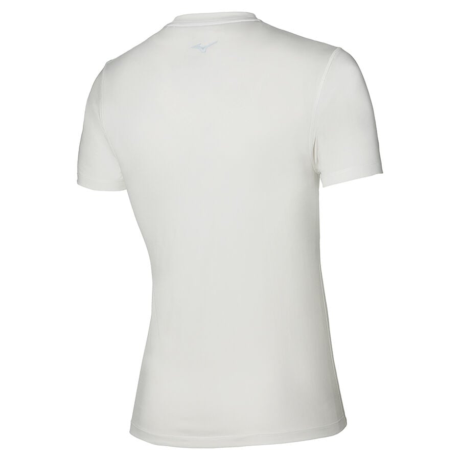 White Men Mizuno Impulse Core T Shirts | 9026-PLQYK