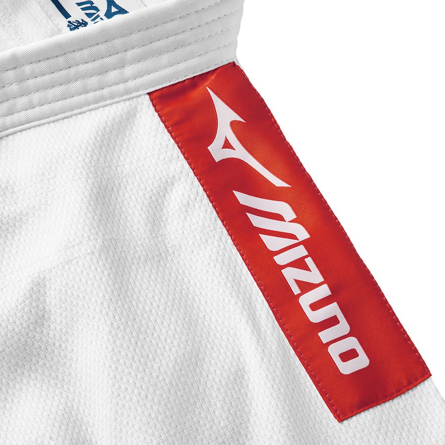 White Men Mizuno Kodomo Plus Belt Set Judogis | 2390-SBEQU