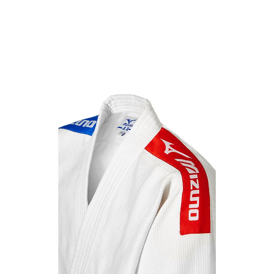 White Men Mizuno Kodomo Plus Belt Set Judogis | 5390-PGKRW