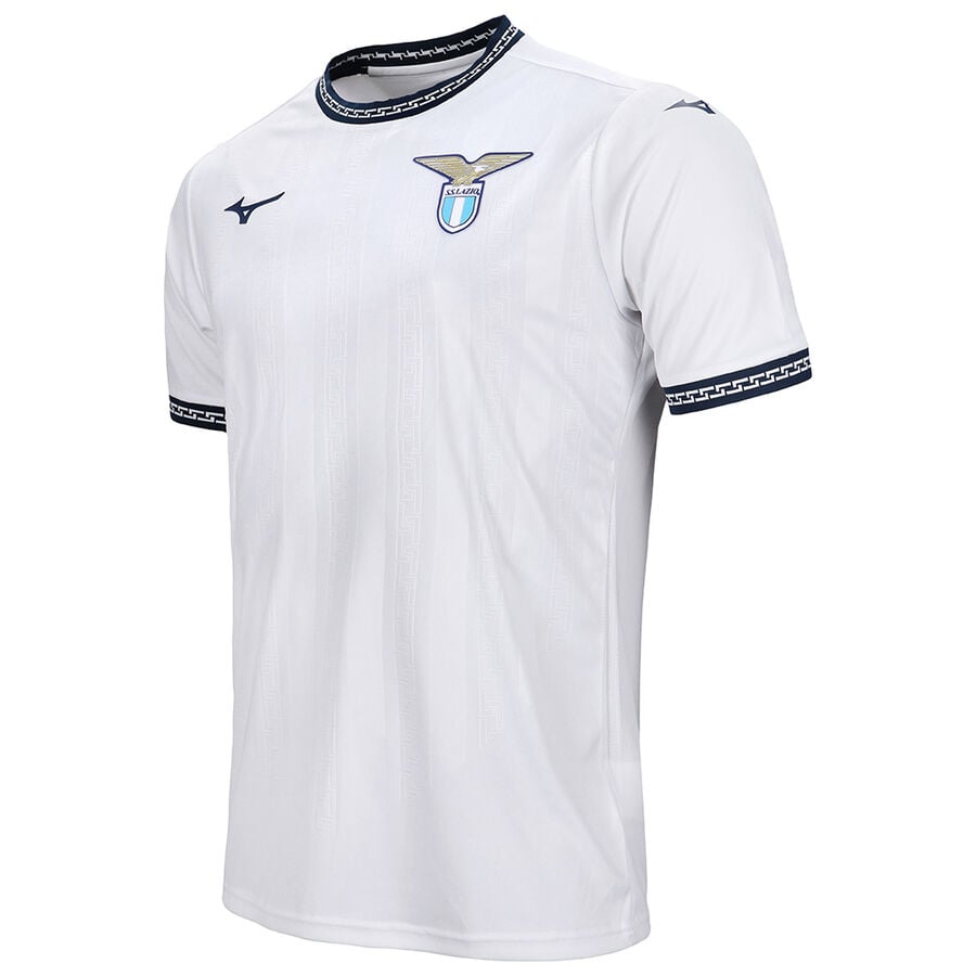 White Men Mizuno Third Ss Jersey Lazio Tops | 7594-KJUNF