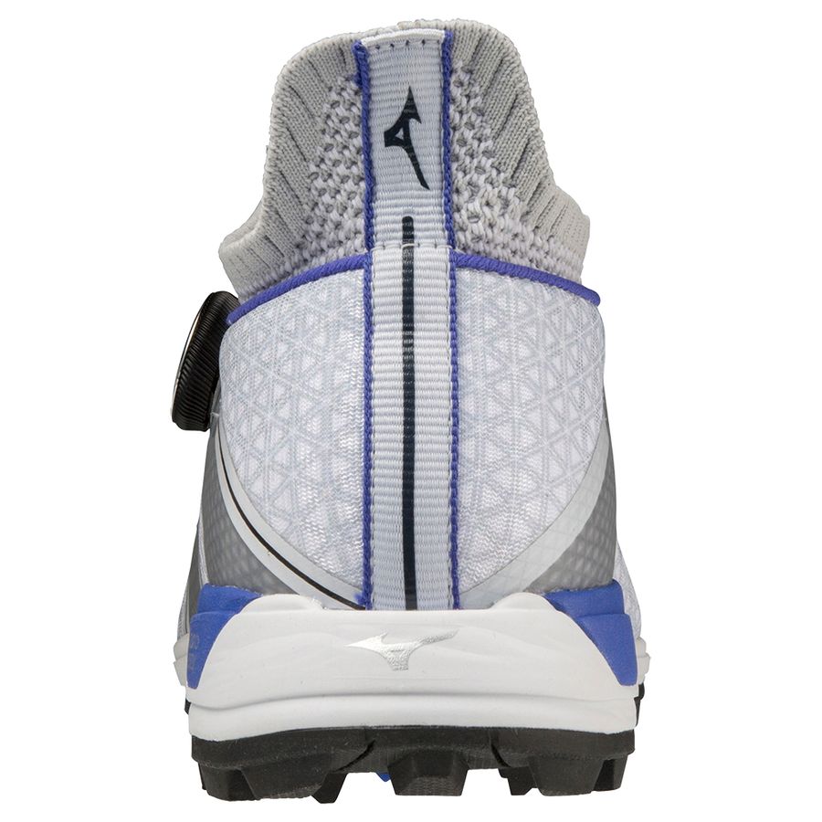 White Men Mizuno Wave Hazard Boa Golf Shoes | 4582-XSUPT