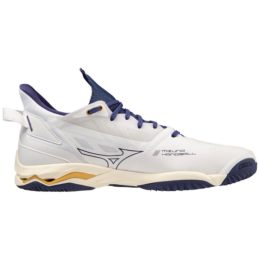 White Men Mizuno Wave Mirage 5 Handball Shoes | 3467-RIPFH