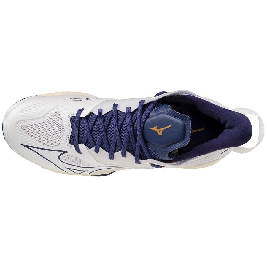 White Men Mizuno Wave Mirage 5 Handball Shoes | 3467-RIPFH