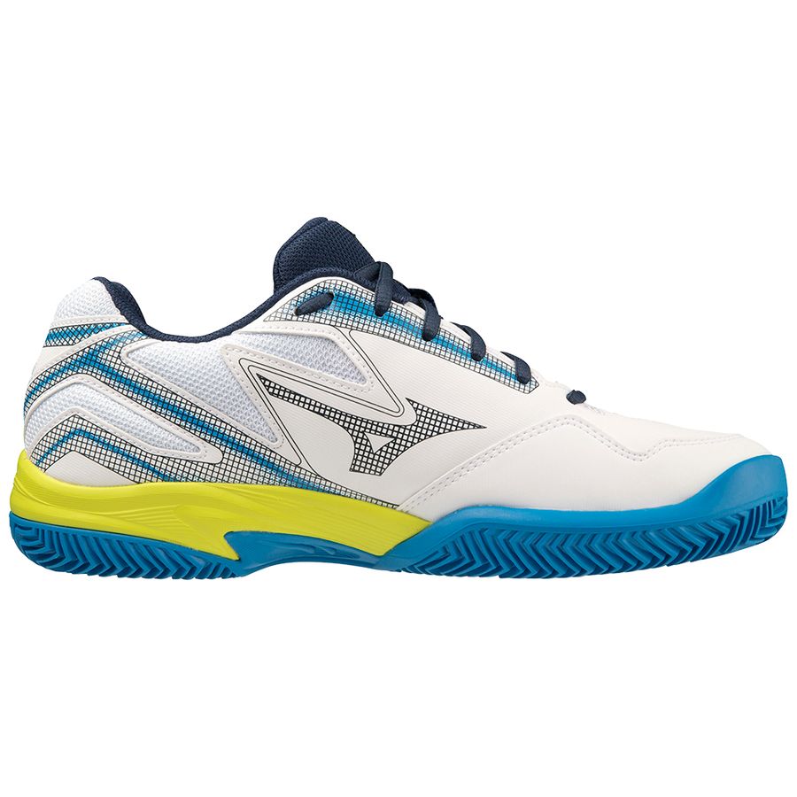 White Women Mizuno Break Shot 4 Cc Tennis Shoes | 0685-SAEPI
