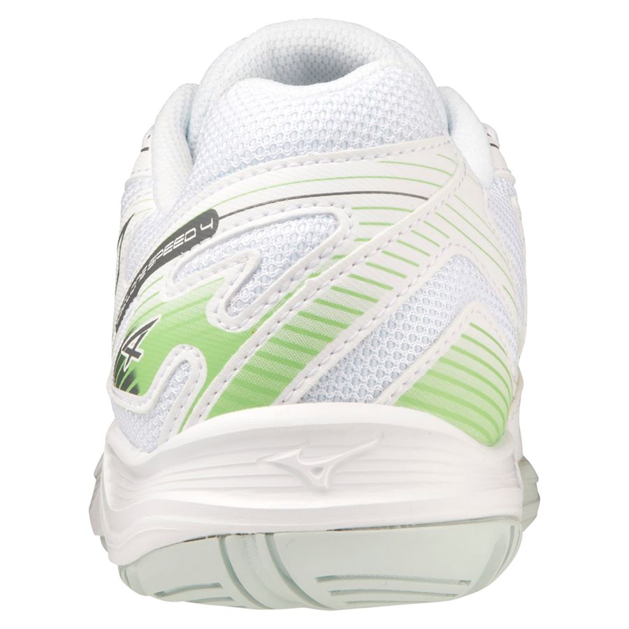 White Women Mizuno Cyclone Speed 4 Volleyball Shoes | 9160-QGYML