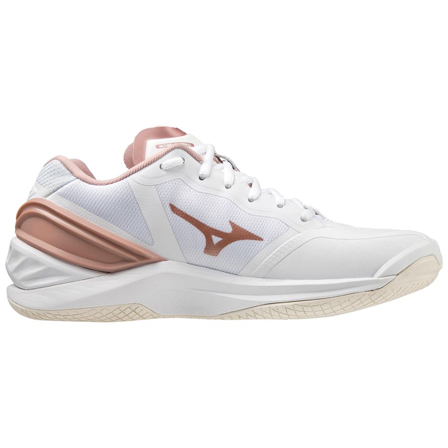 White Women Mizuno Wave Stealth Neo Handball Shoes | 7532-WUFEA