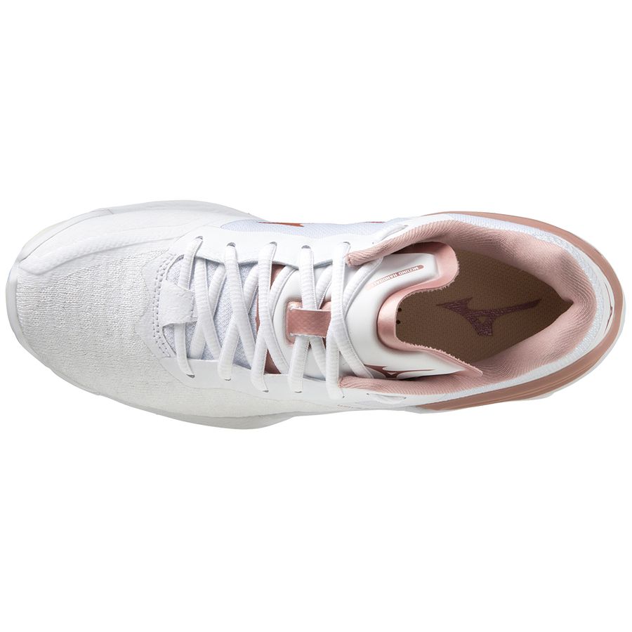 White Women Mizuno Wave Stealth Neo Handball Shoes | 7532-WUFEA
