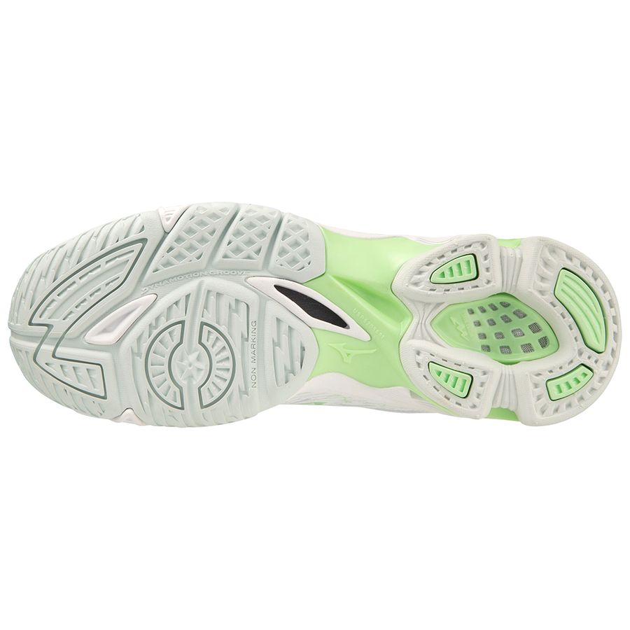 White Women Mizuno Wave Voltage Volleyball Shoes | 2754-KEABT